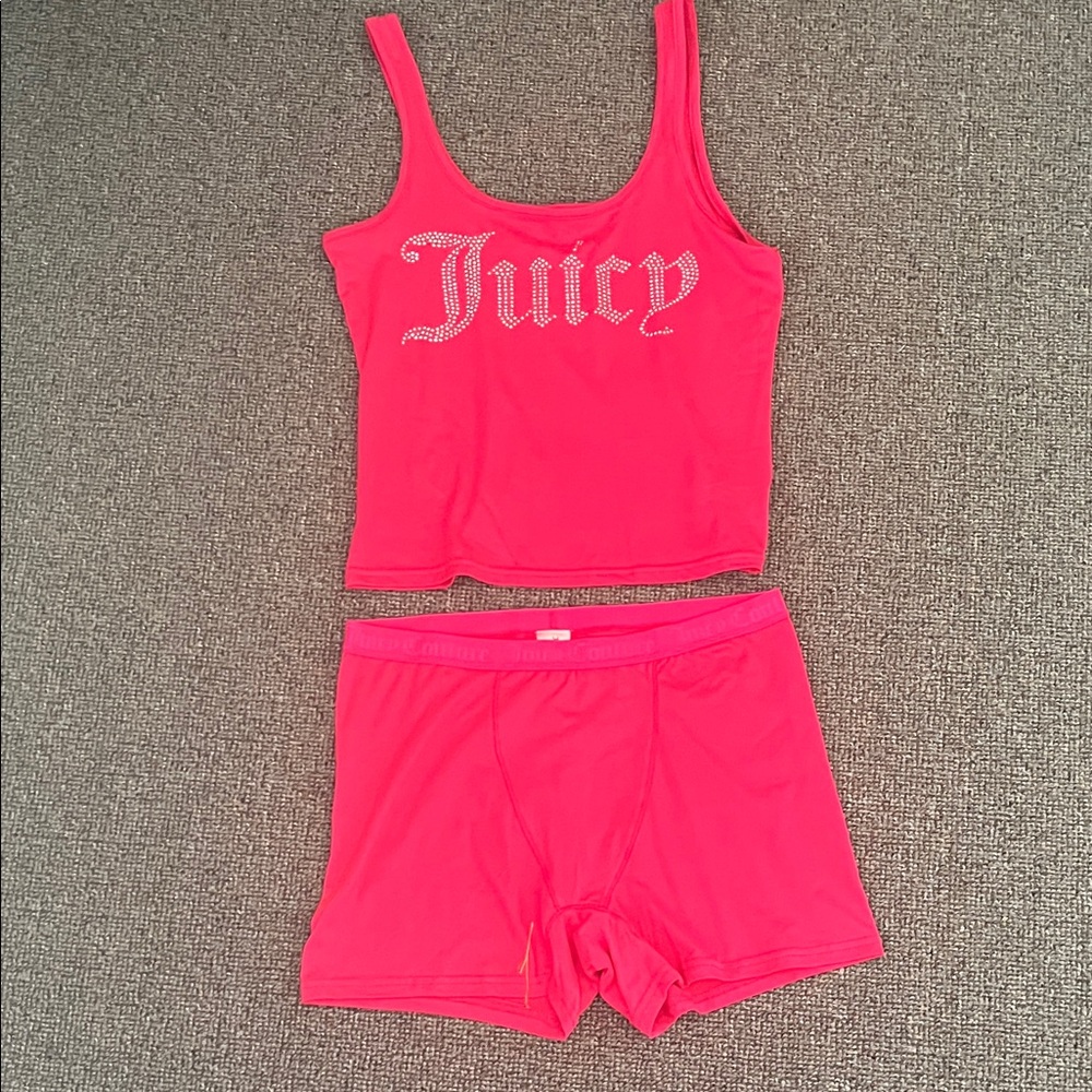 Juicy Couture Vibrant Pink Pajama Set